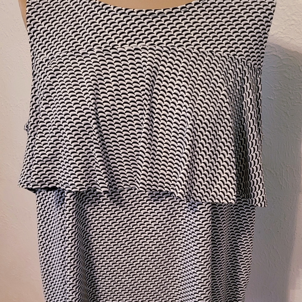 Worthington Black and White Textured Fabric